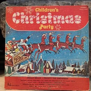 Festive Children's Vinyl -children’s Christmas party